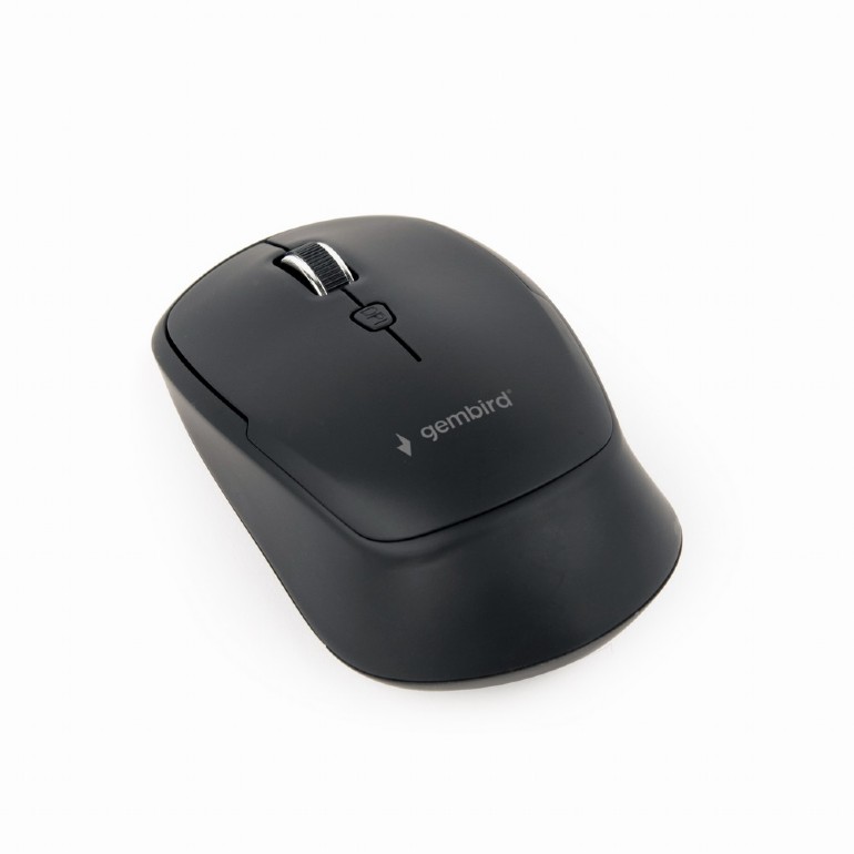 gembird mouse ottico wireless hd, nero