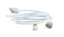 Cablexpert cavo magnetico usb - lightning maschio, argento, 1 m