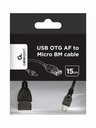 Cablexpert Cavo OTG Usb a Micro Usb, 0.15 cm