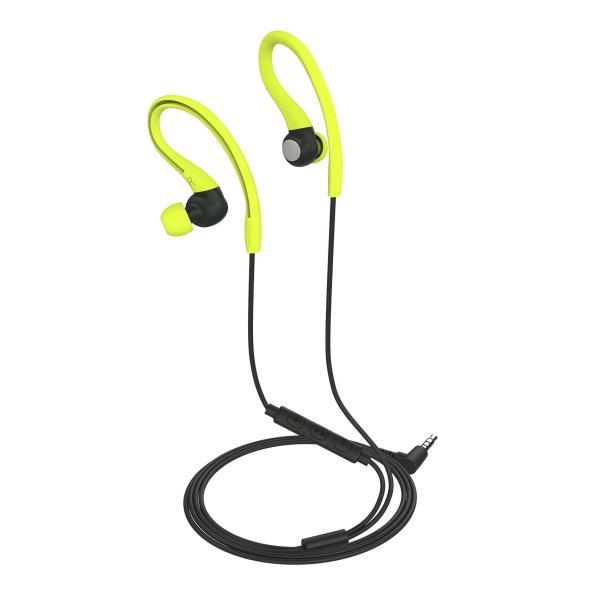 Celly Auricolare ad archetto con microfono 3,5mm, giallo