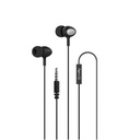 Celly Auricolare 3.5mm con microfono, nero