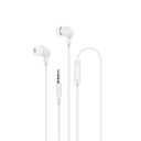 Celly Auricolare 3,5mm con microfono, bianco