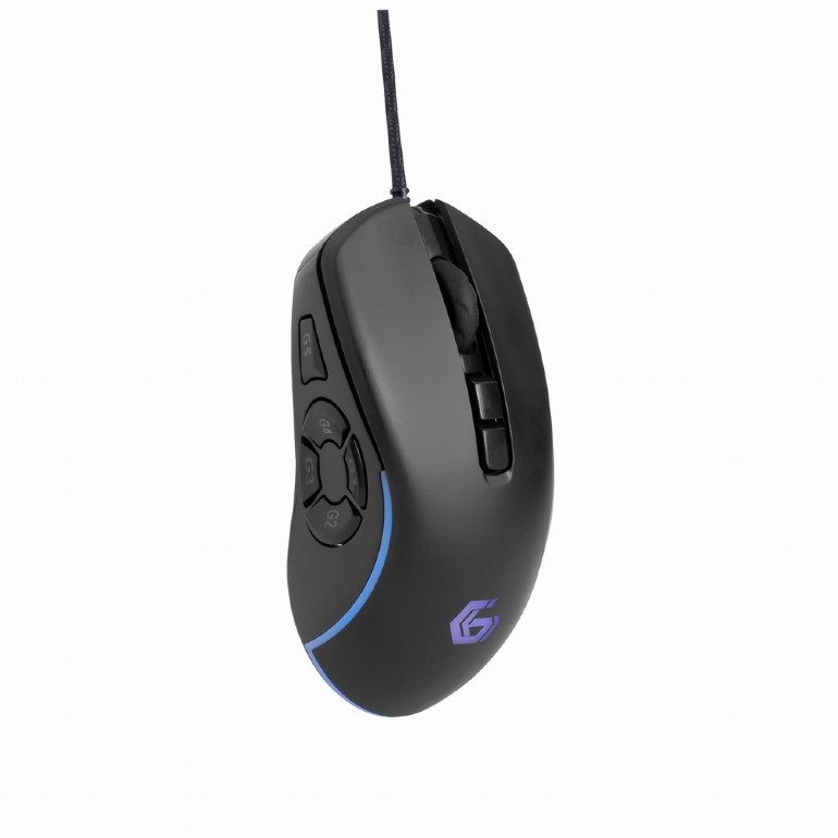 Gembird Mouse Gaming RGB backlighted, USB 7200DPI 10 Tasti