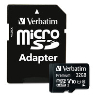 Verbatim Micro SD c.10 UHS-1 premium 32GB con add.