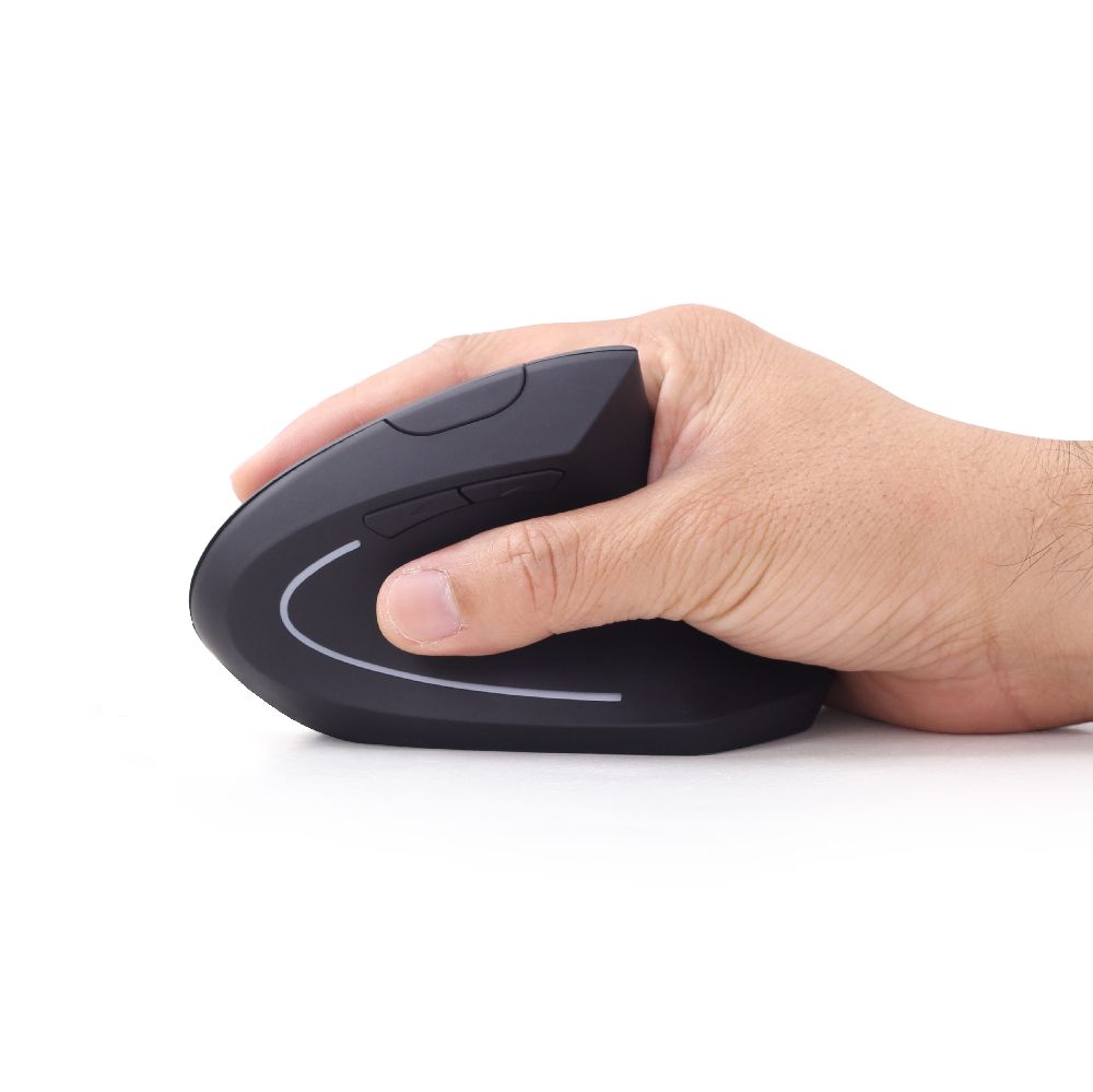 Gembird Mouse ottico wireless ergonomico a 6 pulsanti, nero