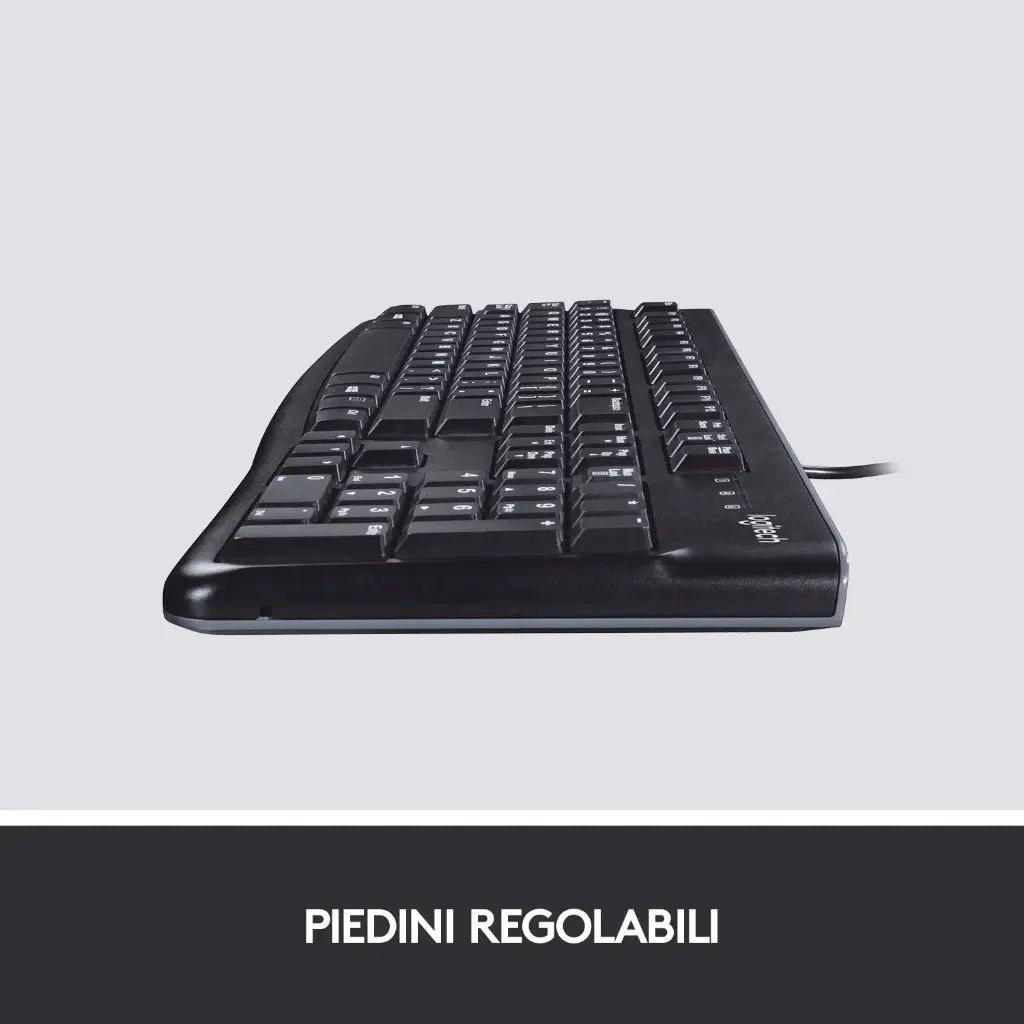 Logitech tastiera oem K120 usb, nera