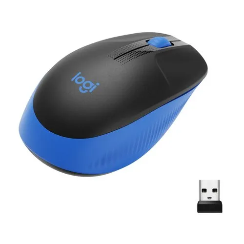 Logitech Mouse M190 Wireless , Blu