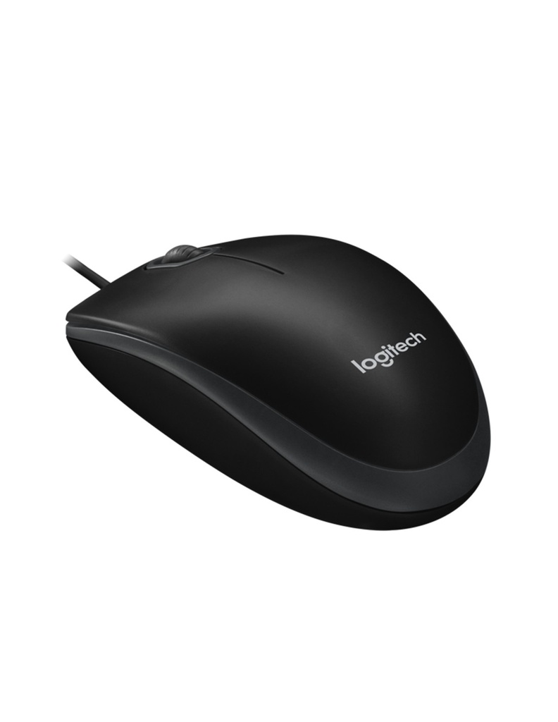 Logitech Mouse USB B100, Nero