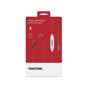 Pantone Auricolare con microfono, rosso