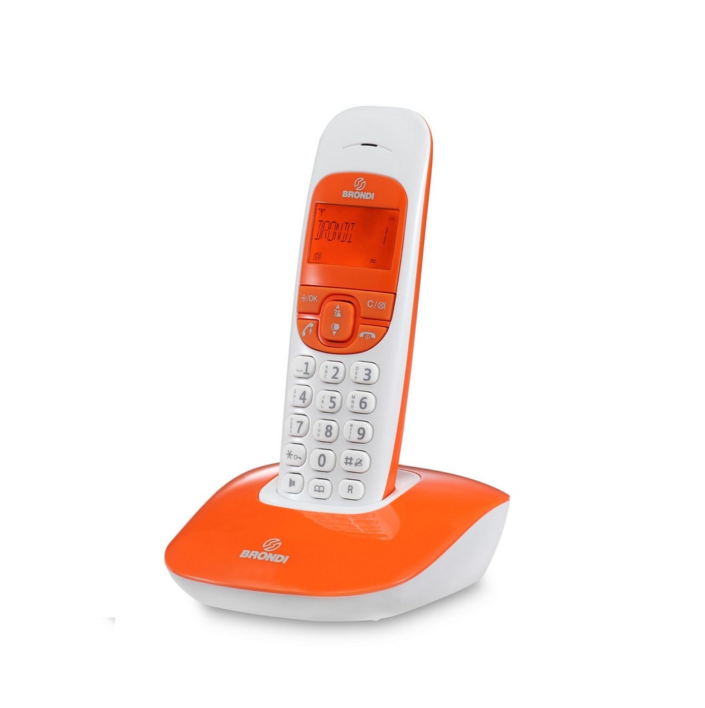 Brondi Cordless Nice, bianco/arancio