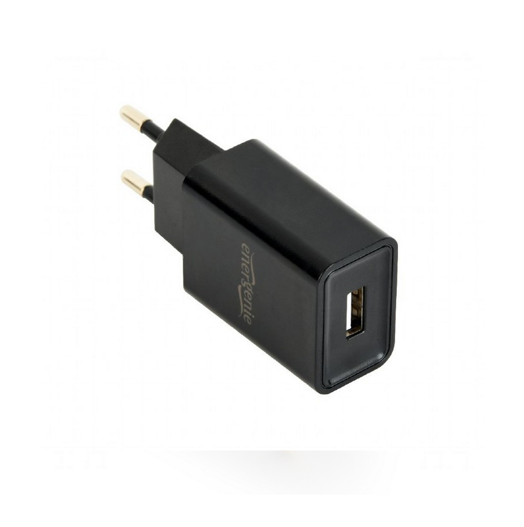 Gembird carica batterie usb 2.1a , 1 usb, nero