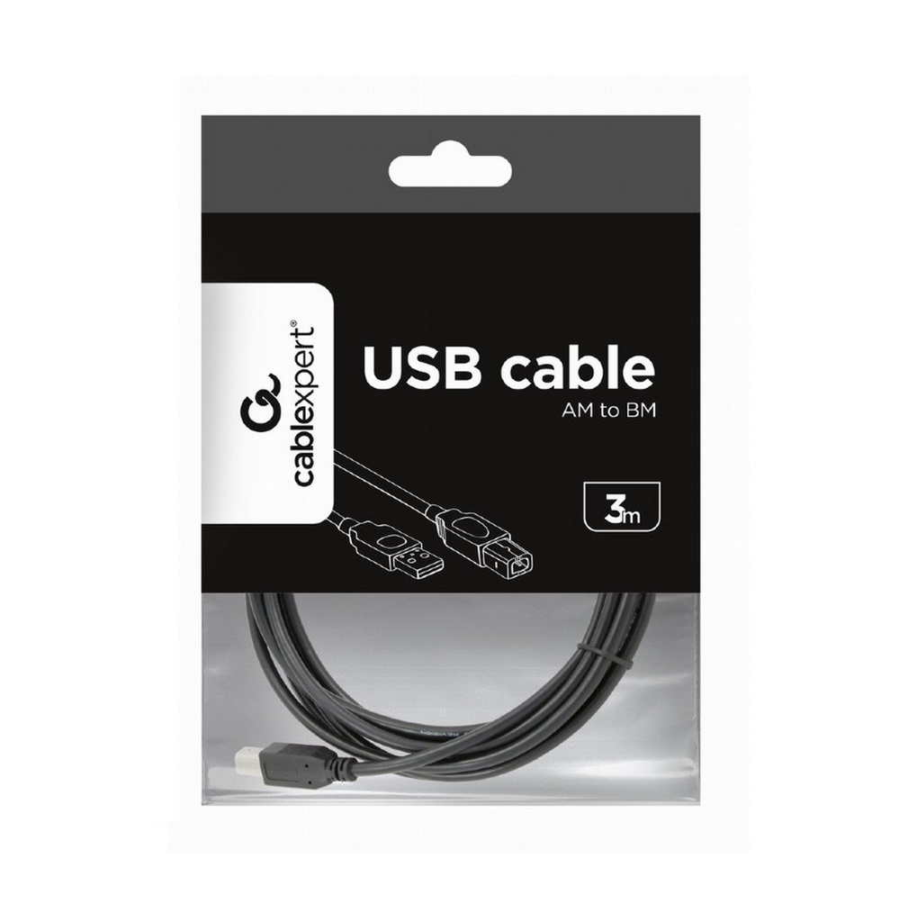 Cablexpert cavo stampante USB A con USB B gembird 3m