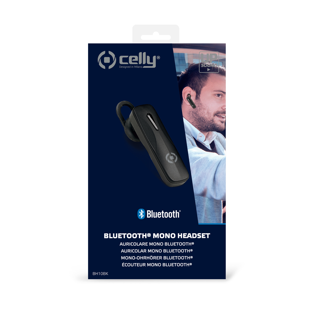 Celly Auricolare bluetooth mono, nero