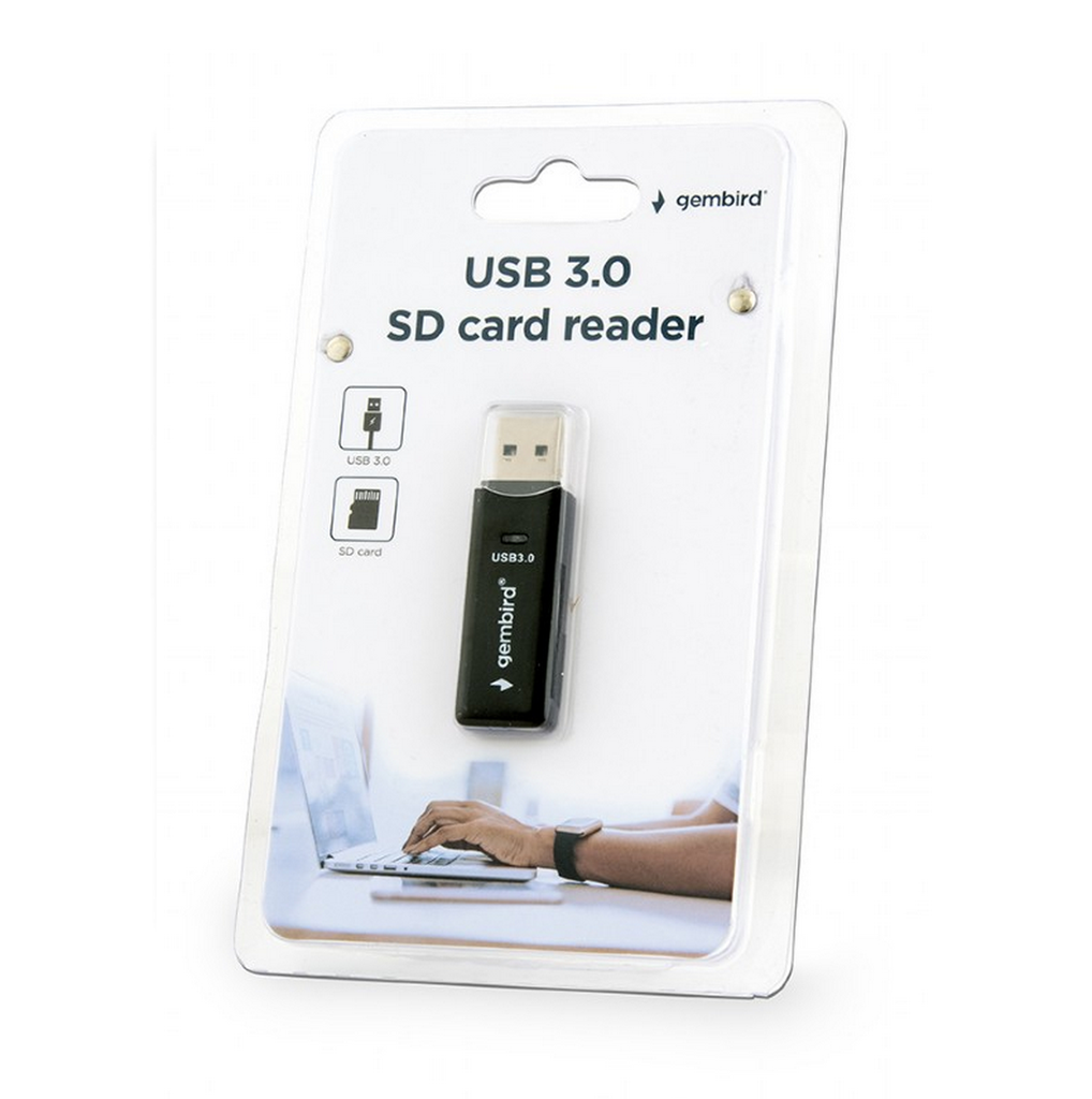 Gembird card reader SD e microSD USB 3.0 compatto all-in-one