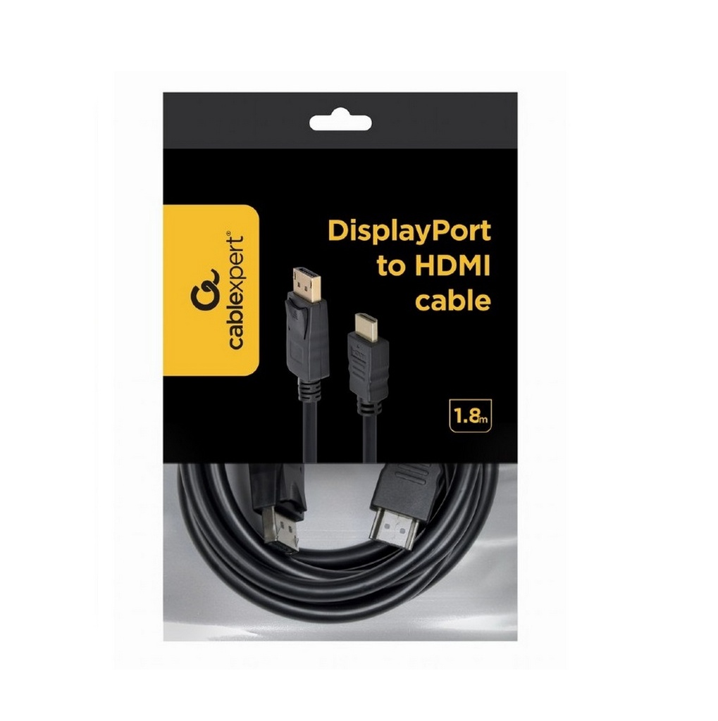 Cablexpert Cavo DisplayPort a HDMI, 1.8 m