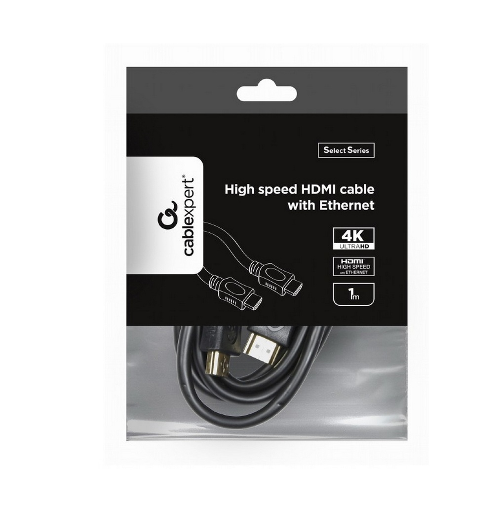 Cablexpert cavo HDMI ad alta velocità con ethernet 'select series', 1,0 m