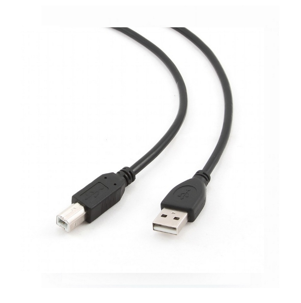 Cablexpert cavo stampante usb 2.0 a-plug b-plug 1.8m, nero