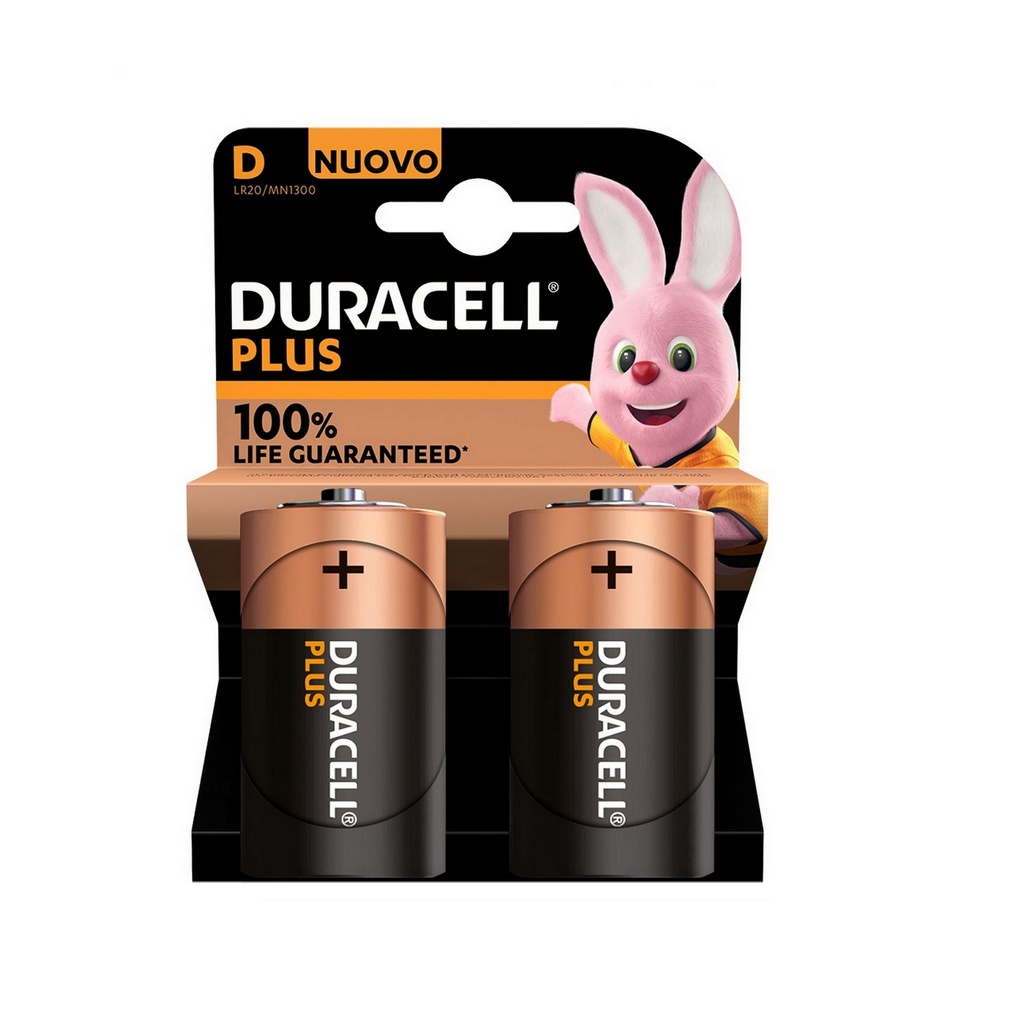 Duracell Pluspower 100% Torcioni D bl2