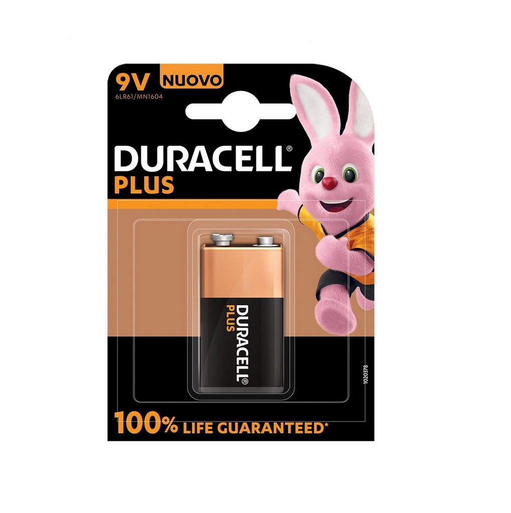 Duracell Plus 100% 9V bl1