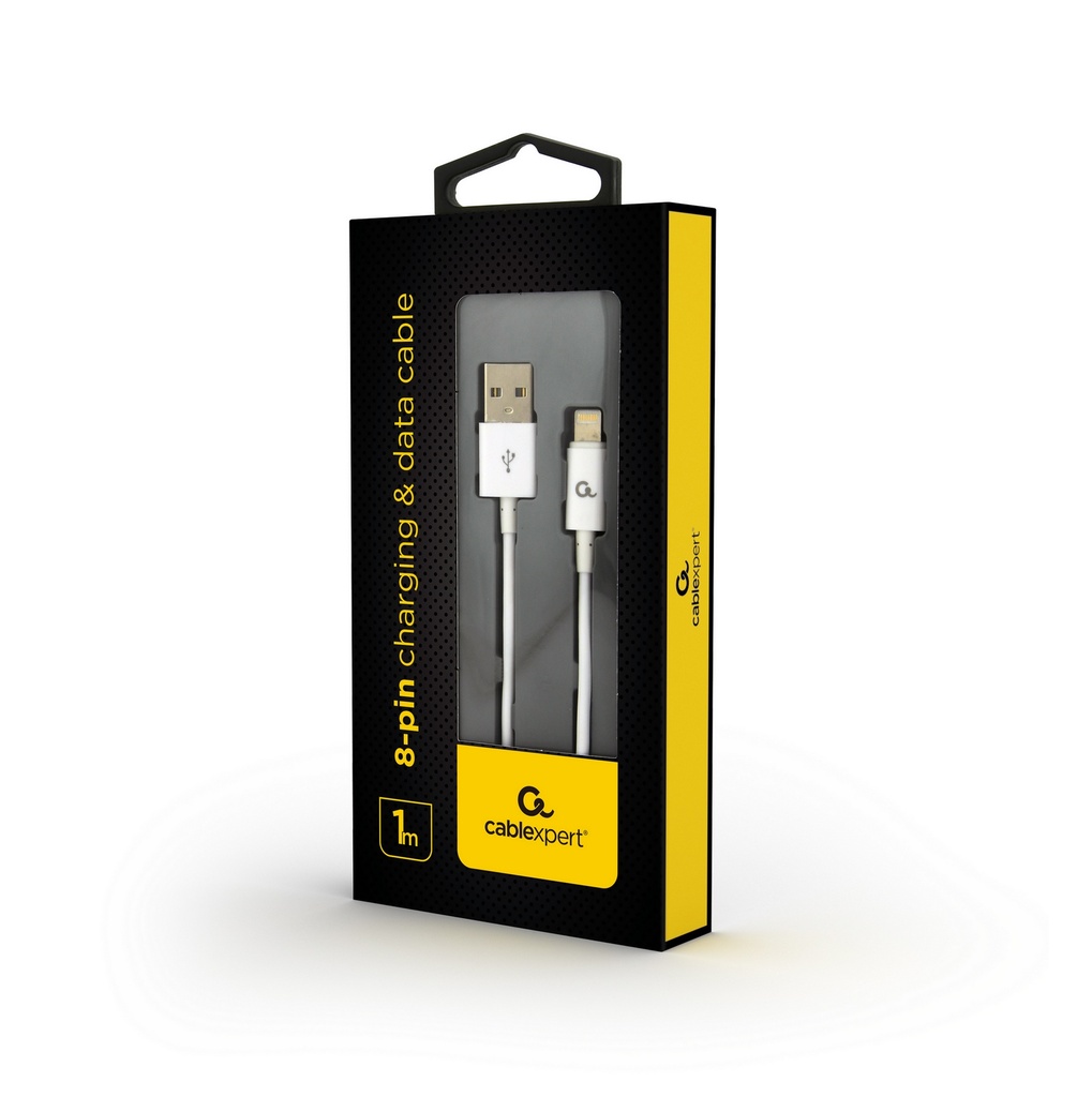 Cablexpert cavo Usb-Lightning bianco 1m