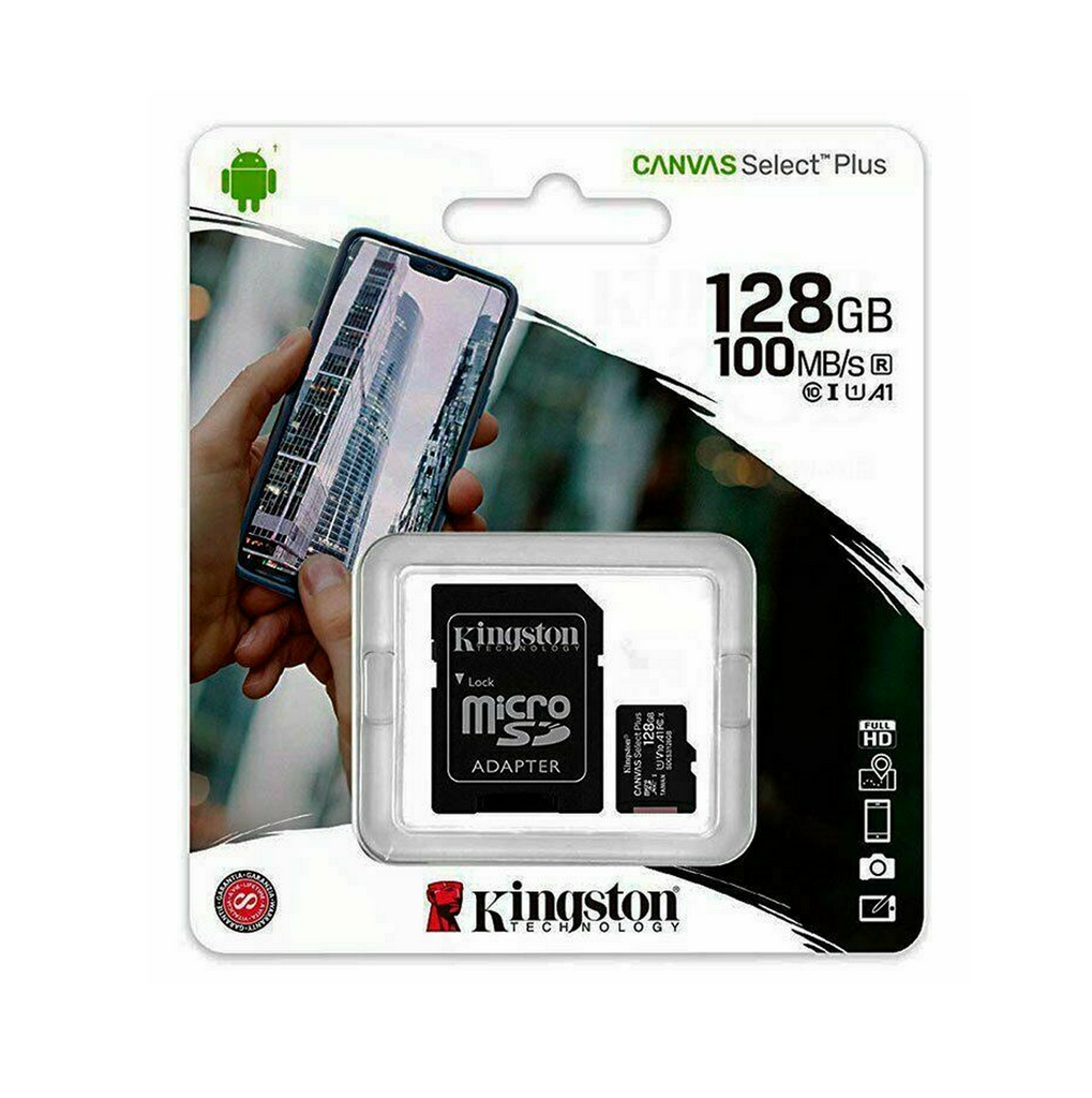 Kingston Micro SD con adat. 128GB C10