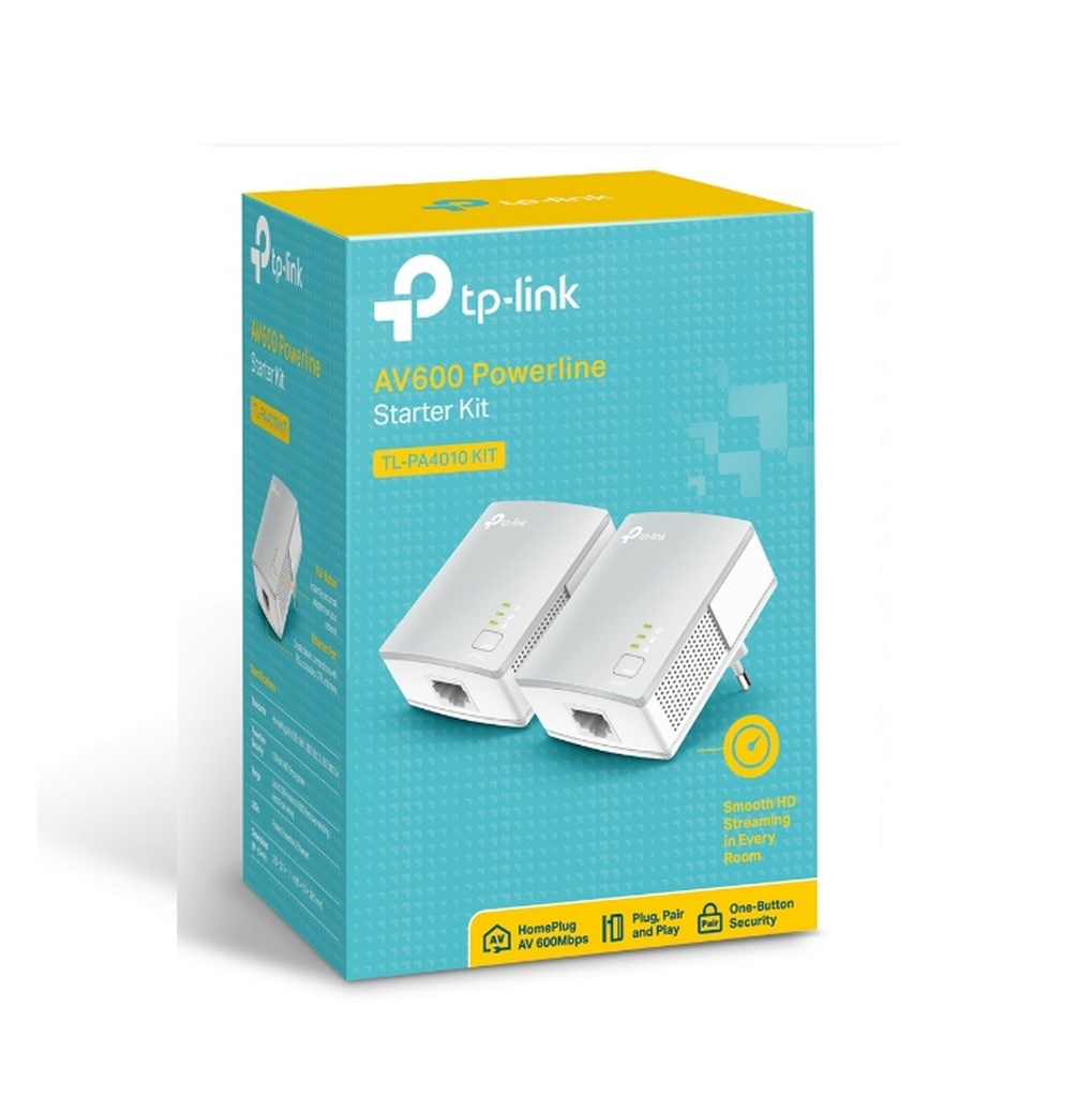 TP-Link Kit n.2 Powerline Ethernet AV600mbs nano design