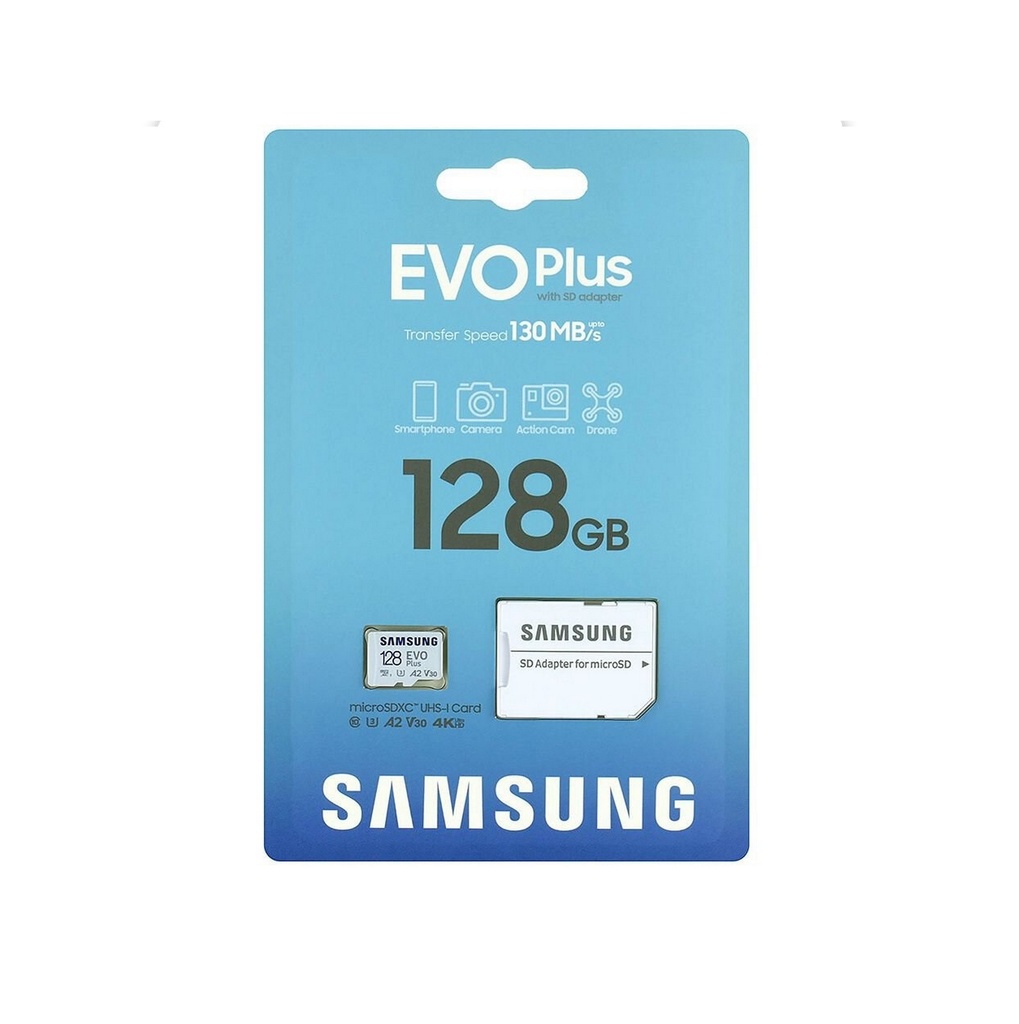 Samsung Micro SD Evo plus con add 128gb