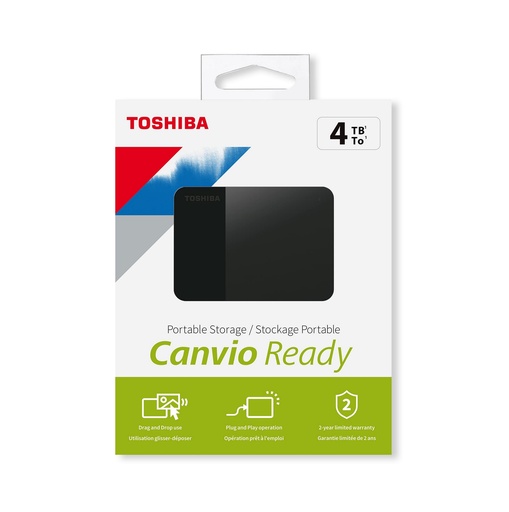 Toshiba Canvio Basic Hard Disk 2,5" 4tb nero, usb 3.2