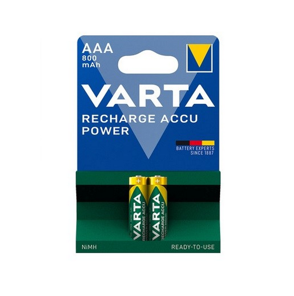 Varta Ministilo ricaricabili AAA 800mha, 2 pcs