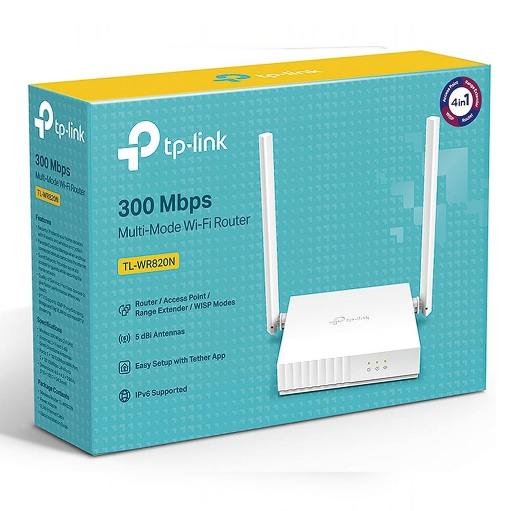 TP-Link TL-WR820N Wireless multi-mode Wi-Fi Router 300Mbps