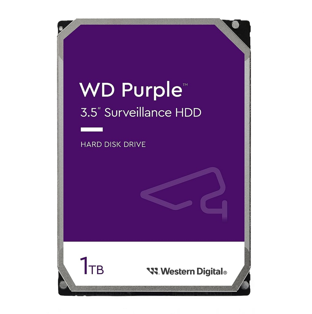 Wester Digital Hard Disk  interno 3,5" 1TB Purple SATA 6Gb/s 64MB Cache