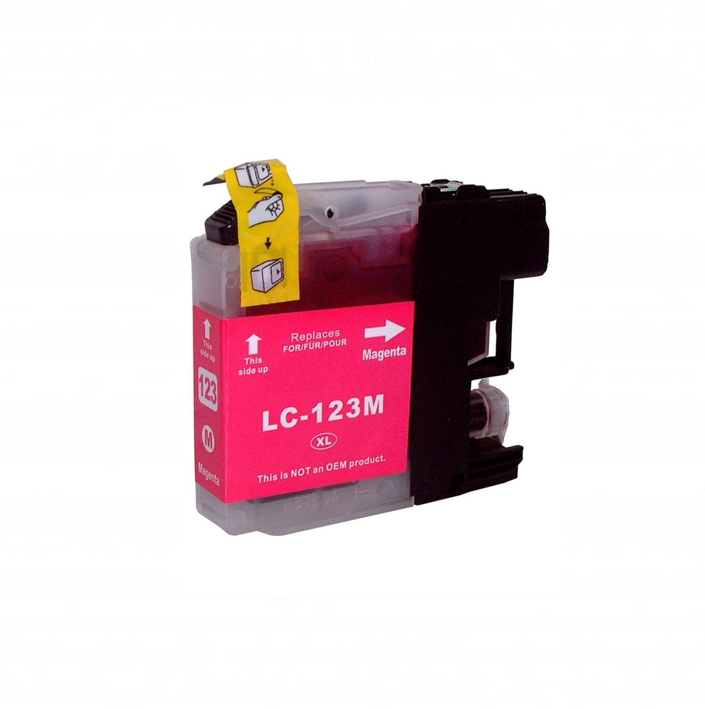 Cartuccia compatibile Brother LC 123 Magenta