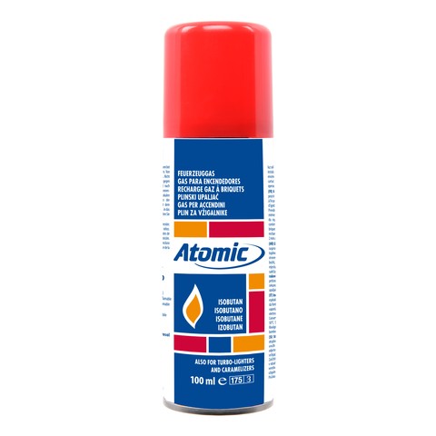 Atomic Ricarica per accendino Isobutano da 100 ml