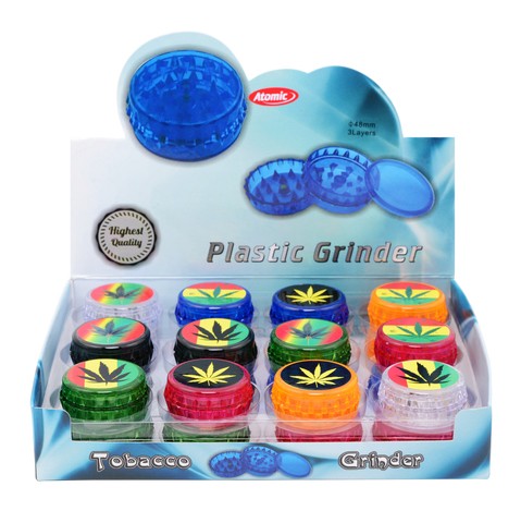 Atomic Grinder in plastica con disegno assortiti 24pz