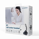 Gembird Auricolare BT per call center, mono, nero