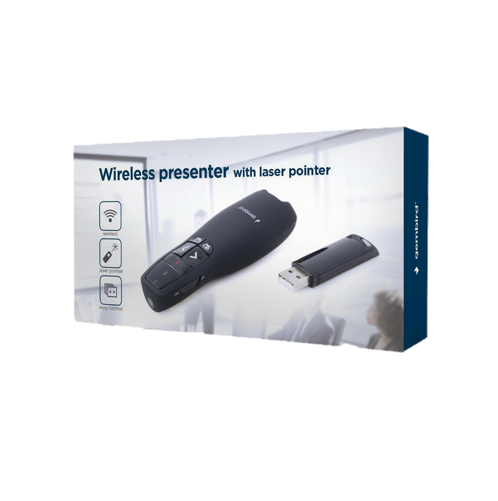 Gembird Presentatore wireless con puntatore laser