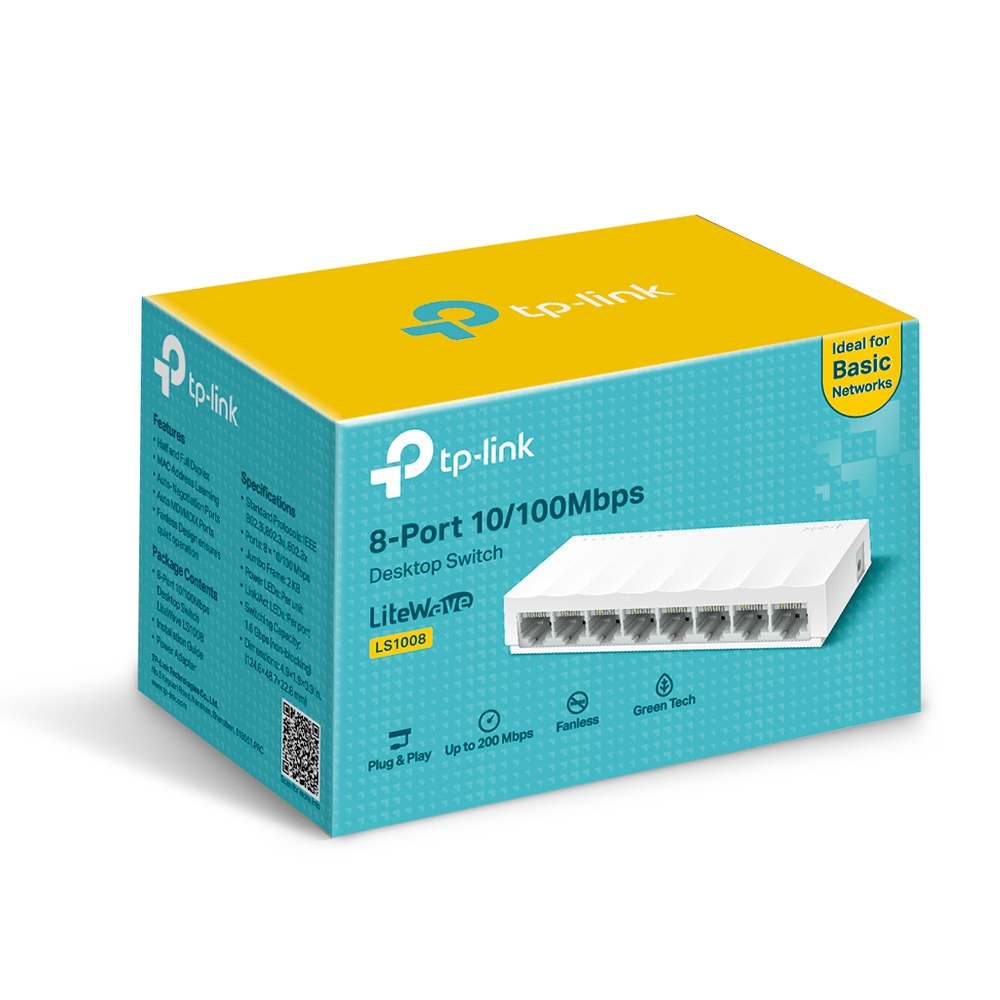 TP-Link LS1008 Switch 8-porte 10/100Mbps