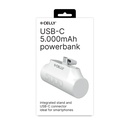 Celly Power Bank Compact 5.000mAh, Bianco