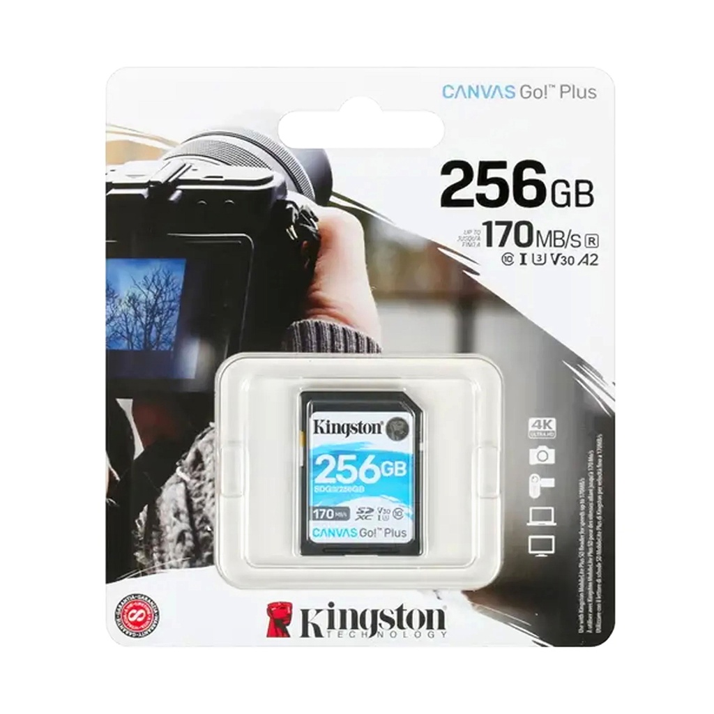 Kingston SDXC Card 256GB C.10 V30 Plus