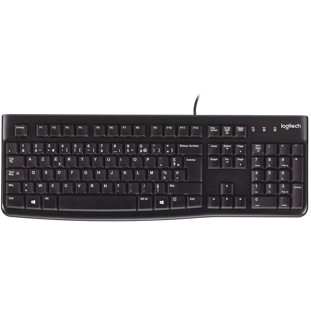 Logitech tastiera oem K120 usb, nera