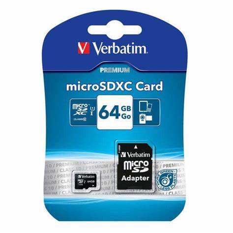 Verbatim Micro SD c.10 UHS-1 premium 64GB con add.