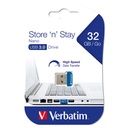 Verbatim USB Nano Store'n'Stay 32GB 3.0, Nero