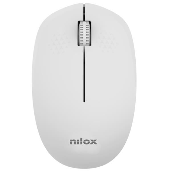 Nilox Mouse Wireless 3 tasti 1000DPI, Silver