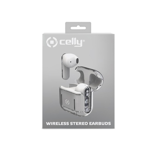 [SHEERWH] Celly Auricolare Bluetooth true Earbuds summer bianco