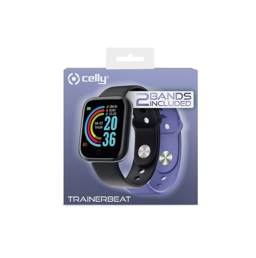 [TRAINERBEATVL] Celly trainer Smartwatch con doppio cinturino