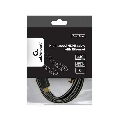 [CC-HDMI4L-10] Cablexpert cavo HDMI ad alta velocità con ethernet 'select series', 3,0 m