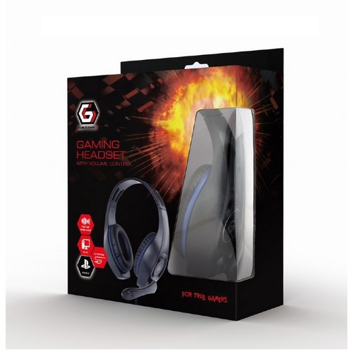 [GHS-05-B] Cuffia Gaming con microfono jack 3.5 per PS4/PC/XBOX