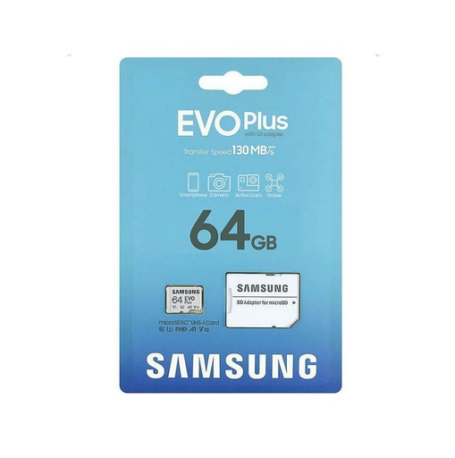 [MB-MC64KA/EU] Samsung Micro SD Evo plus con add. 64gb C10