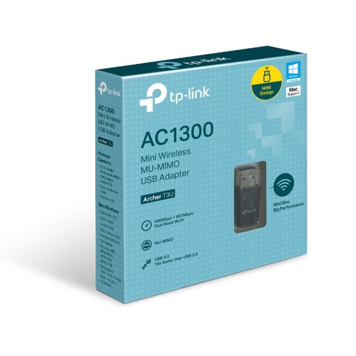 [ARCHERT3U] TP-Link Scheda di rete wireless USB AC1300 MU-MIMO