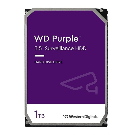 [WD11PURZ] Wester Digital Hard Disk  interno 3,5" 1TB Purple SATA 6Gb/s 64MB Cache